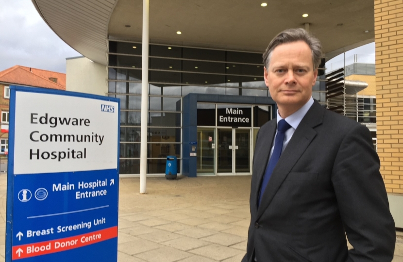 Matthew welcomes eye hub proposals for Edgware Matthew Offord